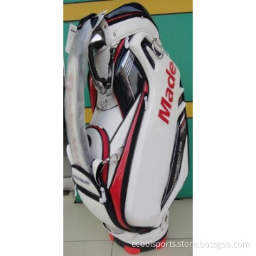 White/Red PU 2013 Hot Taylor Golf Cart/Stand Bag